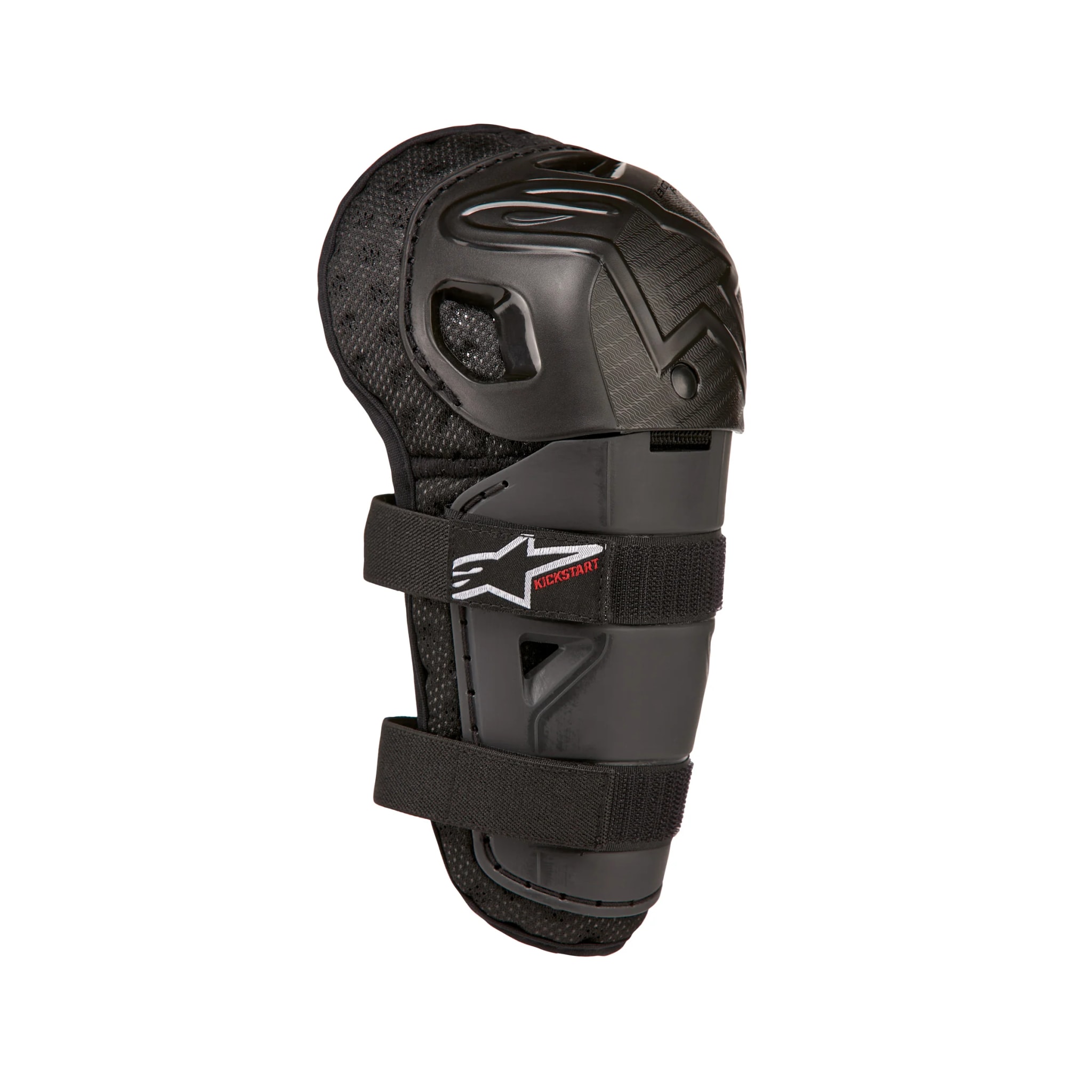 Alpinestars Bionic Action Kickstart Knee Guard Black Red - One Size image 1