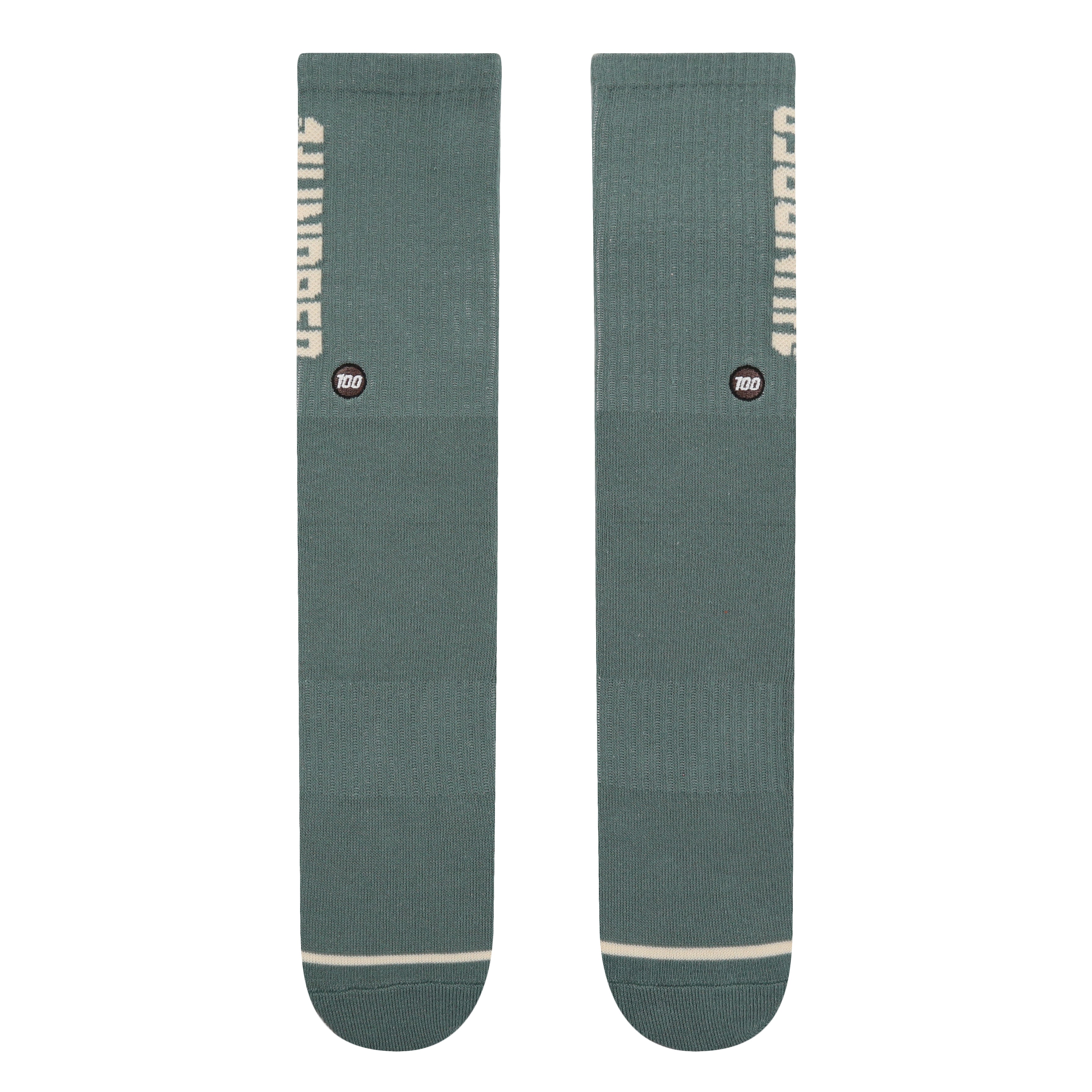 100 Moss Crew Sock