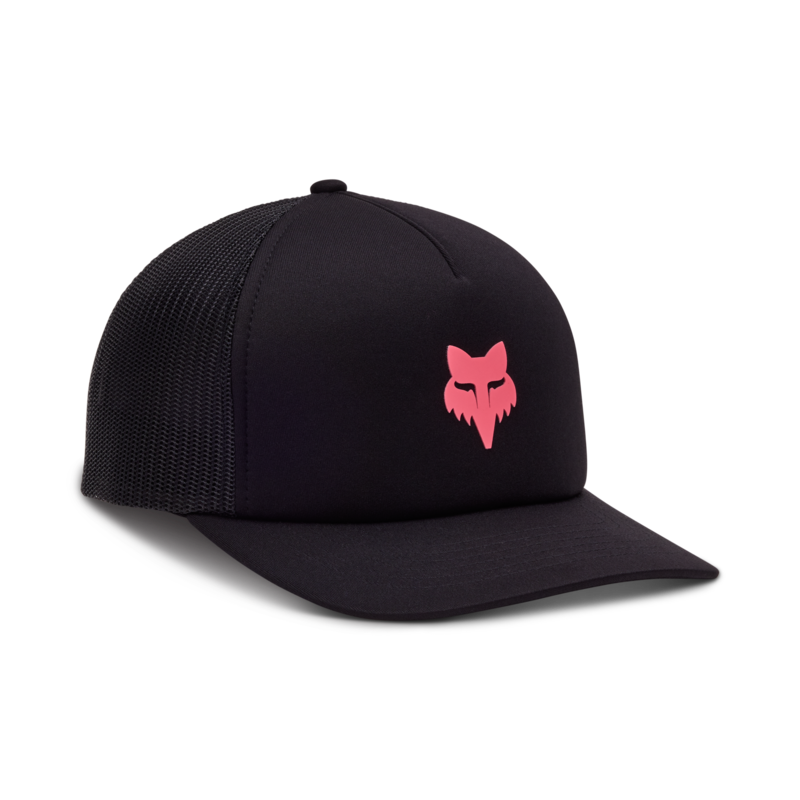 Womens Boundary Trucker Hat BLACK/PINK One Size Image