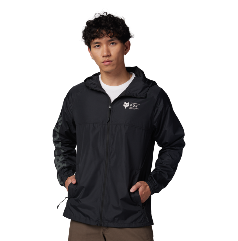 Barge Windbreaker Jacket - Black