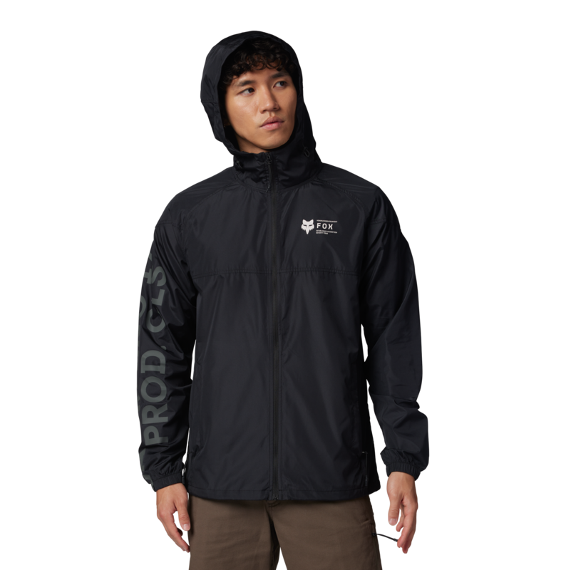 Barge Windbreaker Jacket - Black