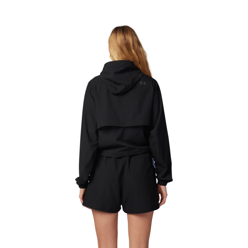 Womens Survivalist Windbreaker Jacket - Black