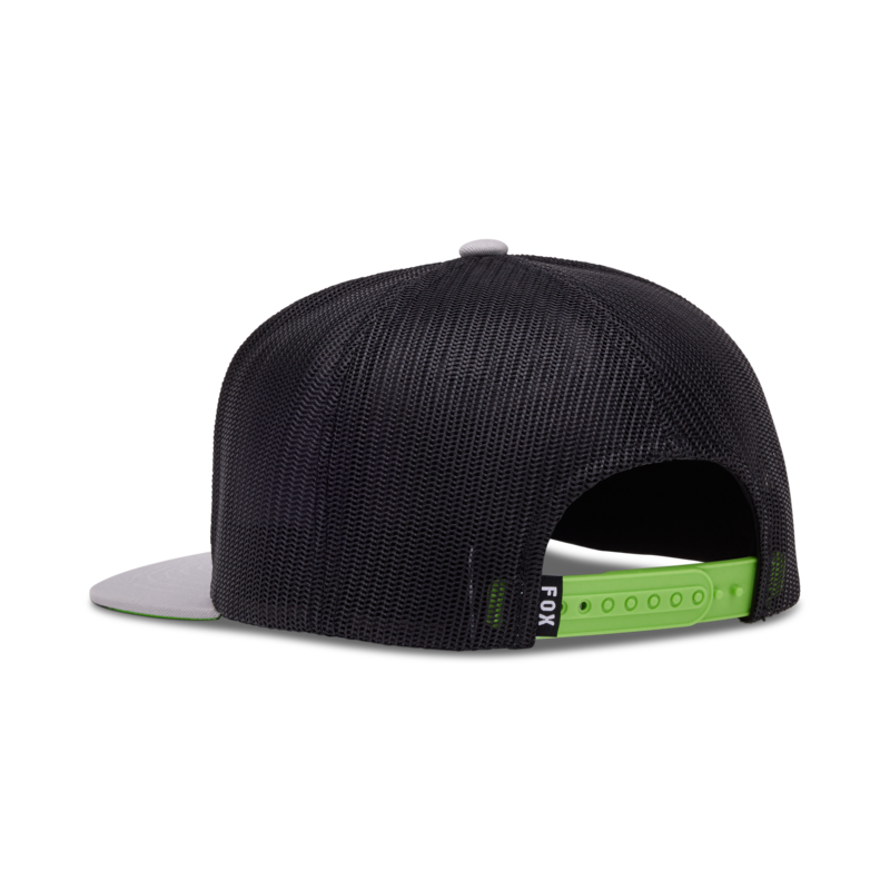 Fox x Kawasaki Snapback Hat - Steel Grey