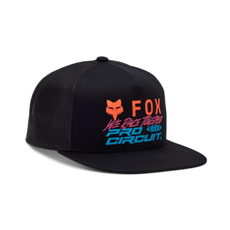 Fox x Pro Circuit Snapback Hat BLACK One Size Image