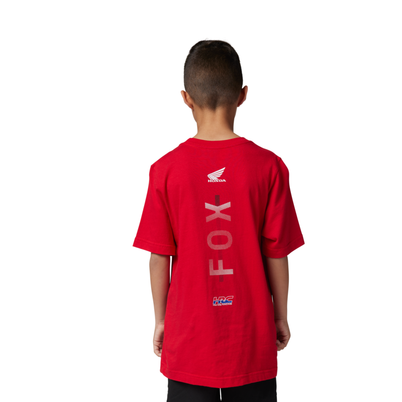 Youth Fox x Honda Premium Tee - Flame Red