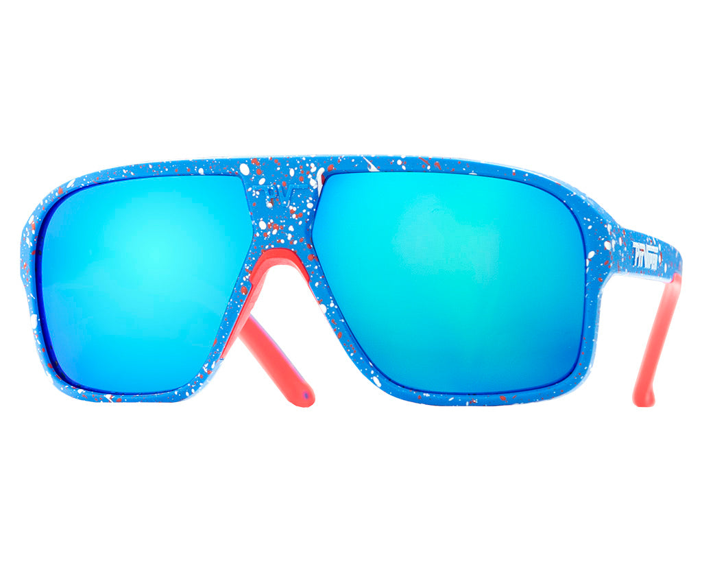 / Blue | The Blue Ribbon Flight Optics with a blue lens from Pit Viper Sunglasses