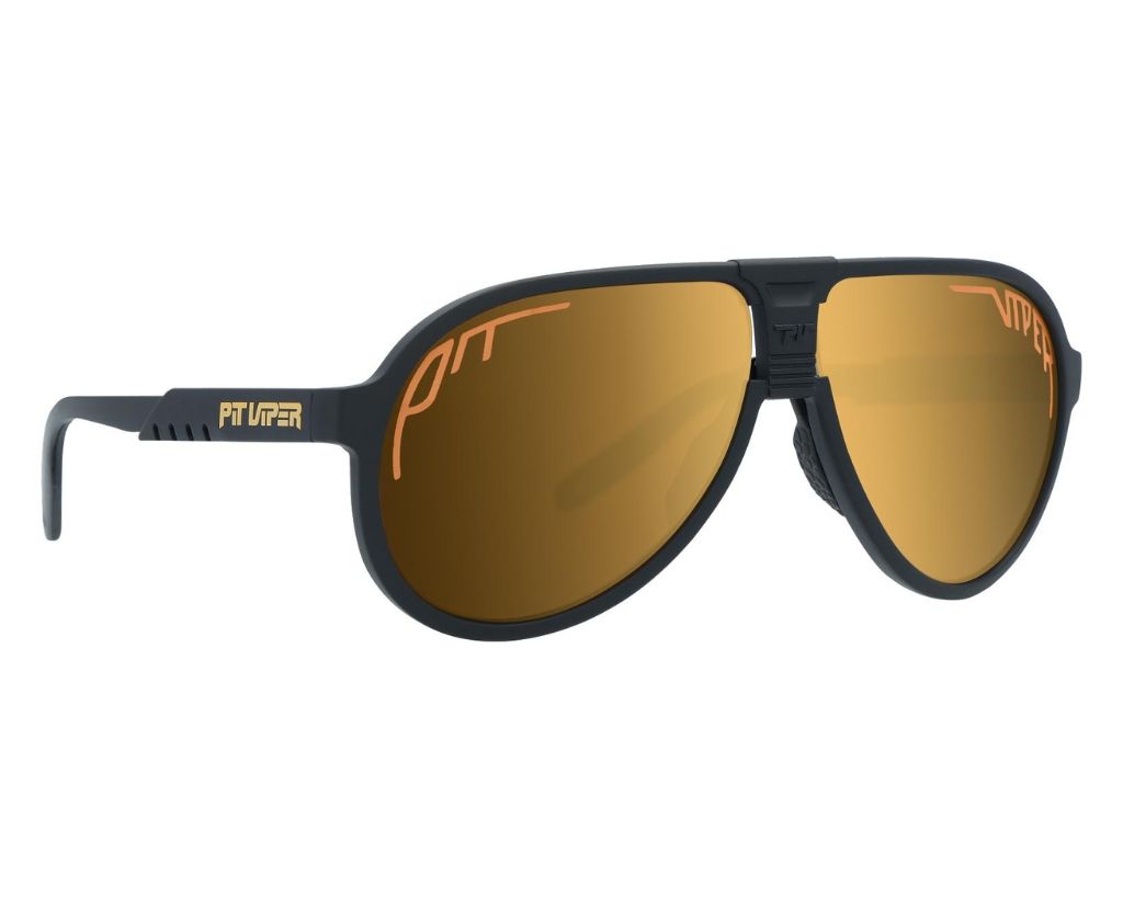 / Polarized Gold | The Exec Jethawk with a Polarized Gold lens from Pit Viper Sunglasses