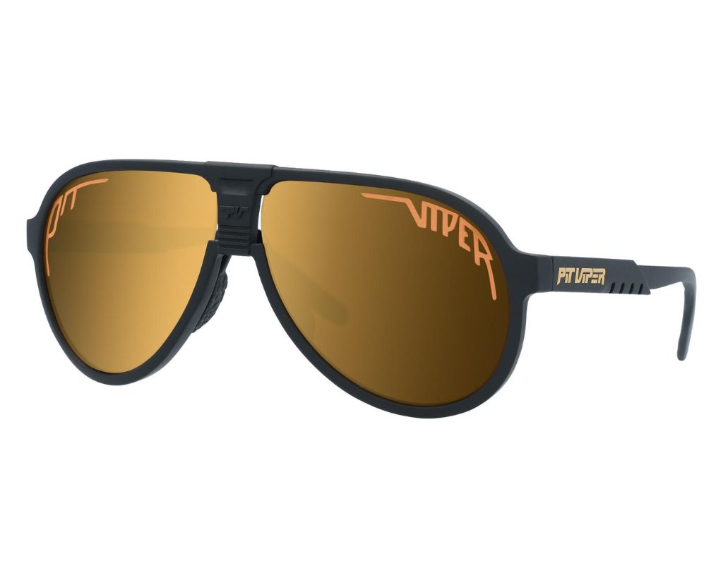 / Polarized Gold | The Exec Jethawk with a Polarized Gold lens from Pit Viper Sunglasses