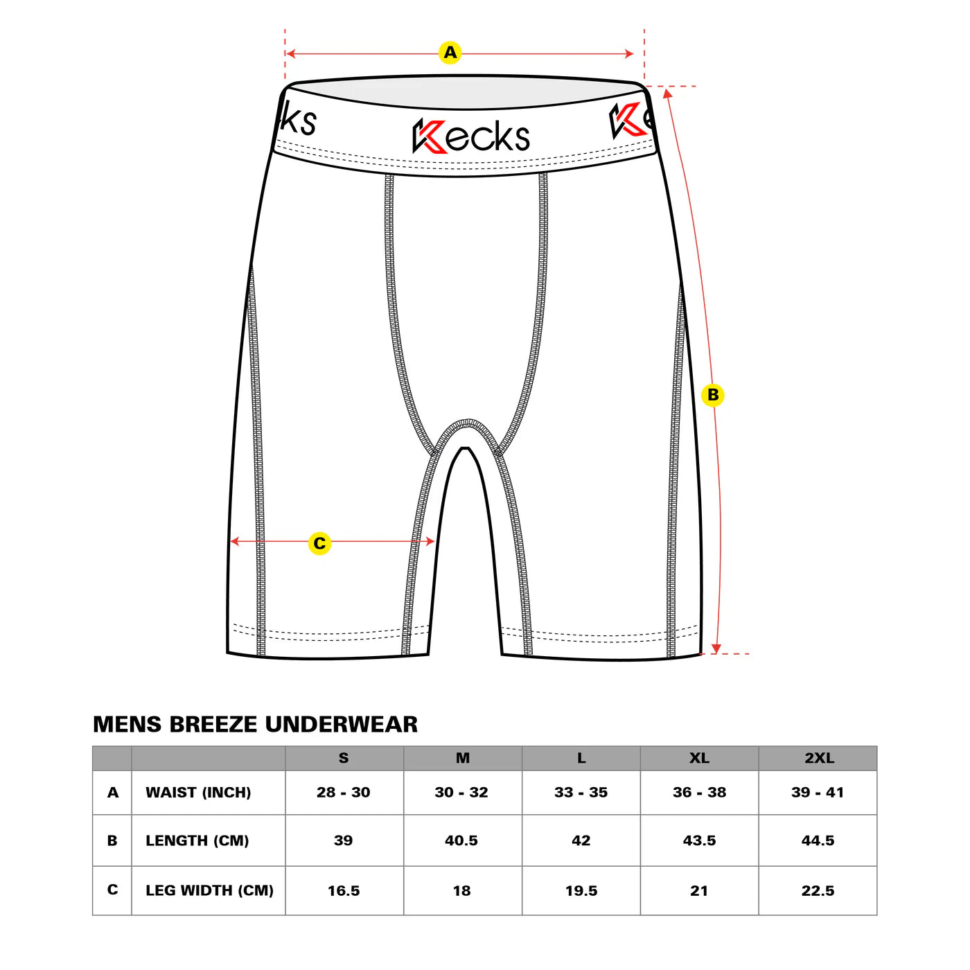 Red Breeze Mens Boxer Shorts