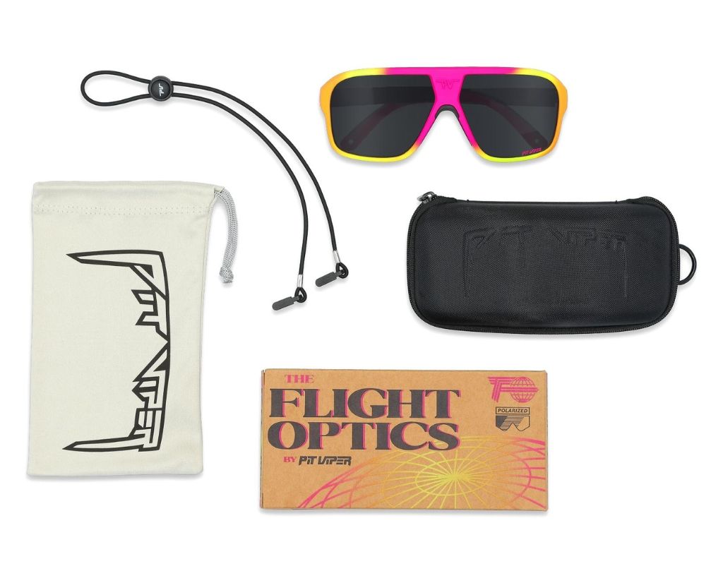 / Polarized Smoke | The Italo Flight Optics with a Polarized Smoke lens from Pit Viper Sunglasses