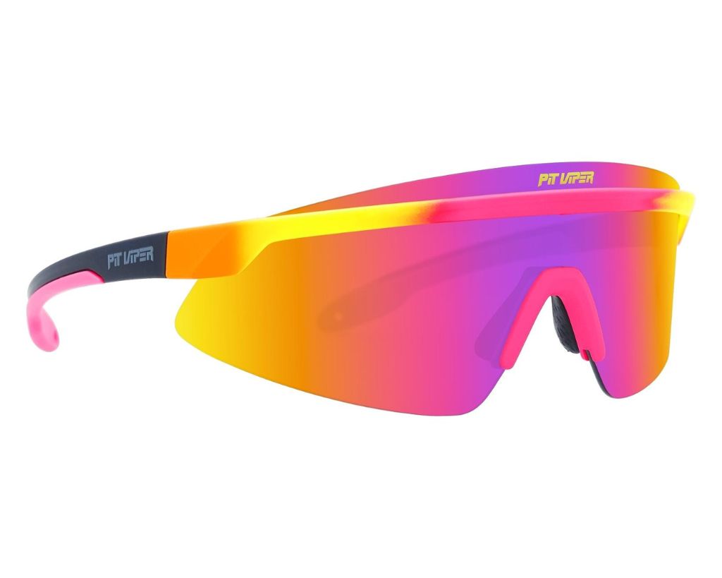 / Polarized Pink-Purple | The Italo Skysurfer with a polarized Pink-Purple wide lens from Pit Viper