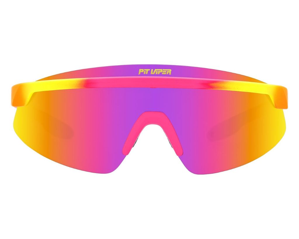 / Polarized Pink-Purple | The Italo Skysurfer with a polarized Pink-Purple wide lens from Pit Viper