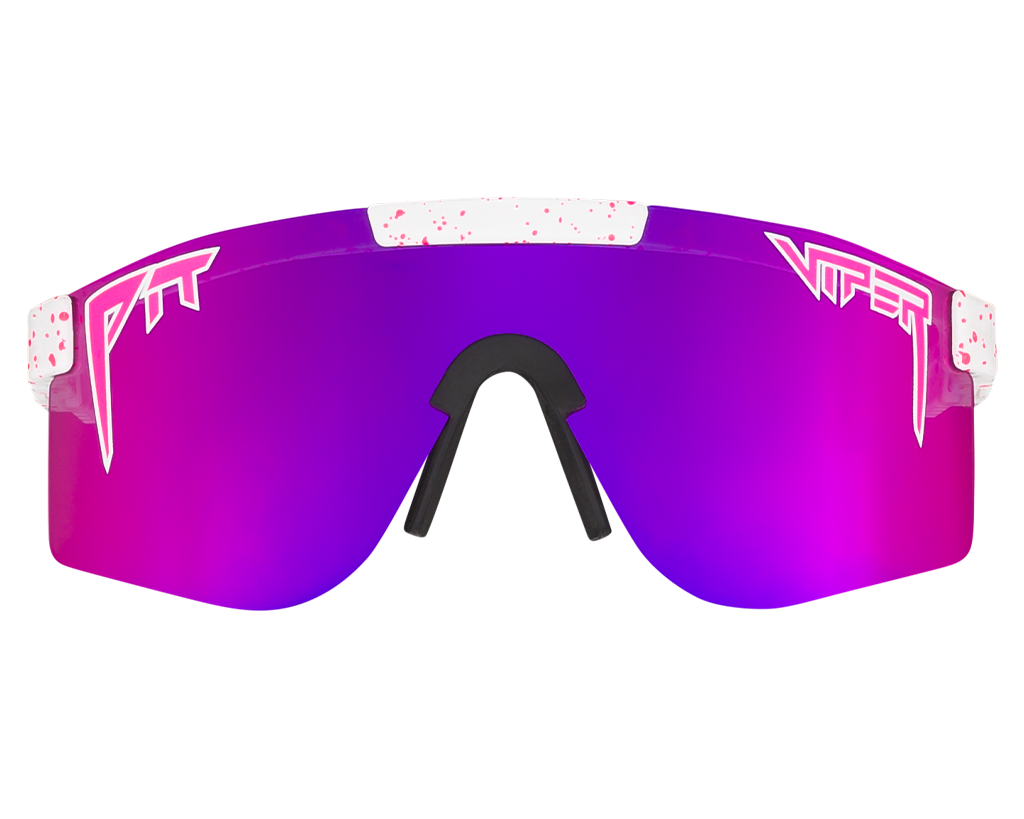 Wide / Polarized Pink | Ski Patroller wearing The LA Brights Original from Pit Viper Sunglasses