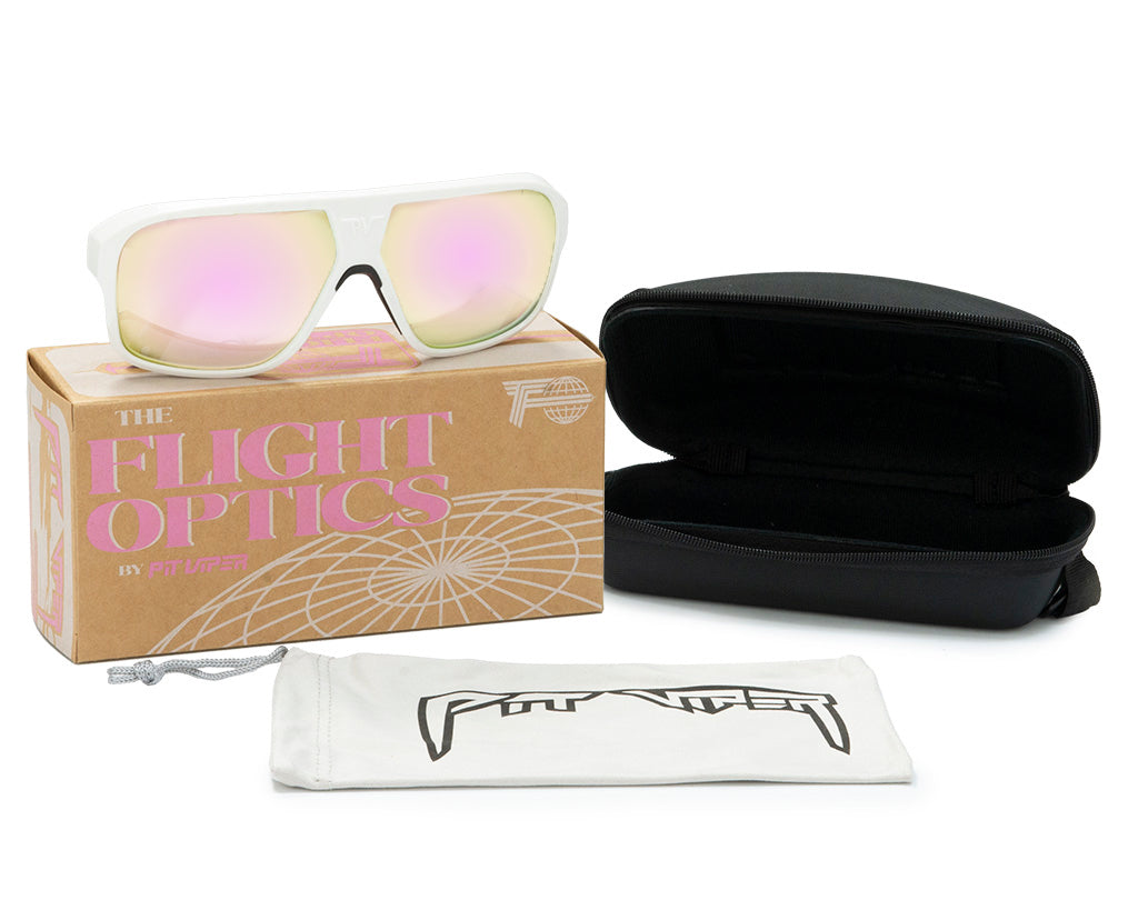 / Pink | The Miami Nights Flight Optics with a Pink lens from Pit Viper Sunglasses