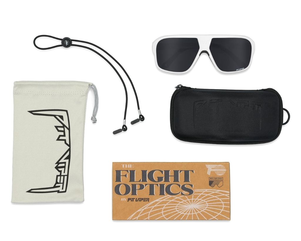 / Polarized Smoke | The Miami Nights Flight Optics with a Polarized Smoke lens from Pit Viper Sunglasses