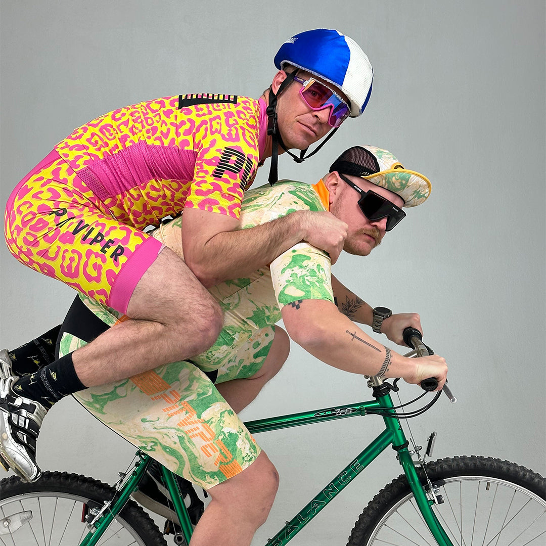 / Smoke | Two men on a bike wearing The Exec Try-Hard from Pit Viper Sunglasses