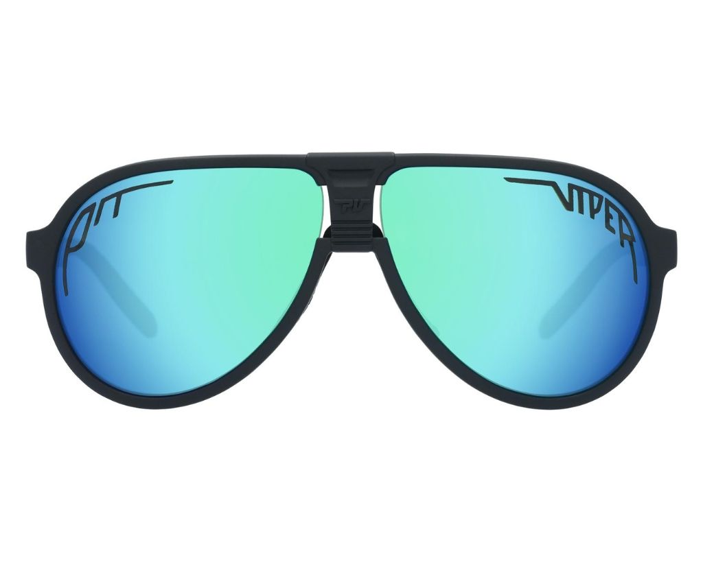 / Polarized Blue-Green | The Exec Jethawk with a Polarized Blue-Green lens from Pit Viper Sunglasses