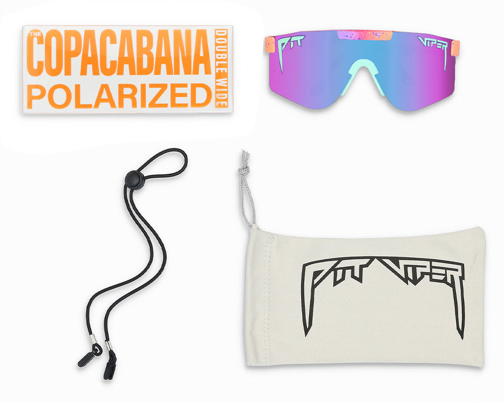 Wide / Polarized Blue-Purple | The Copacabana Original from Pit Viper Sunglasses