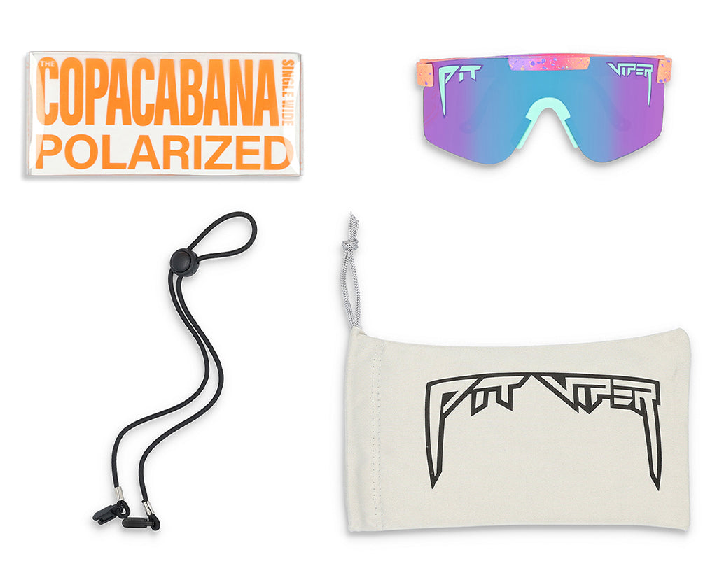 Narrow / Polarized Blue-Purple | The Copacabana Original from Pit Viper Sunglasses