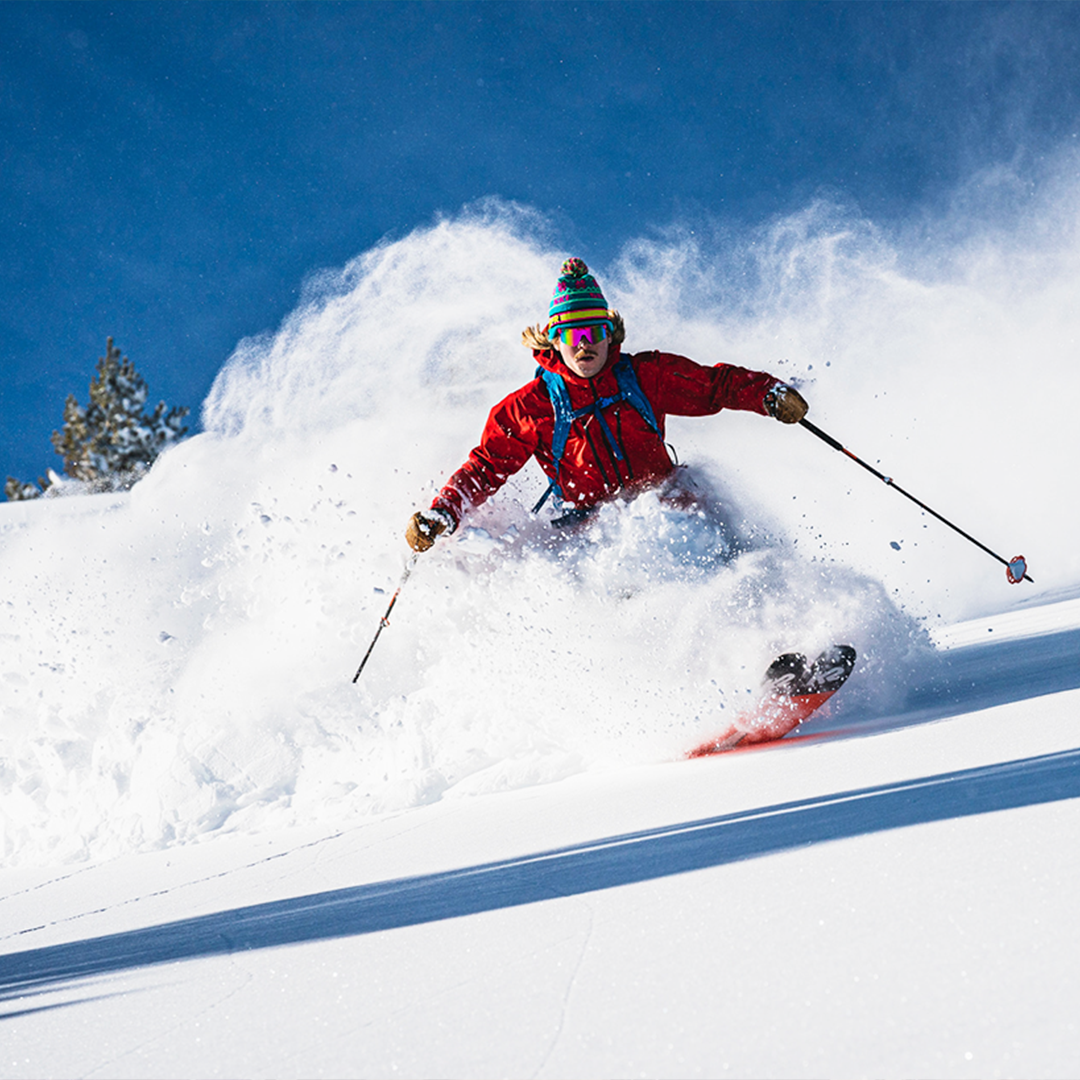 / Z87+ Rainbow | Man skiing wearing Pit Viper Sunglasses