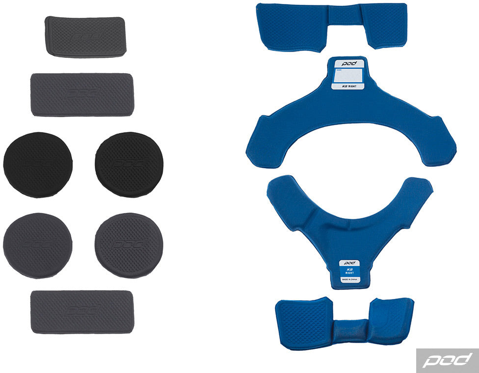 K8 MX Pad Set featuring protective pads in a sleek design, ideal for motocross and extreme sports enthusiasts.