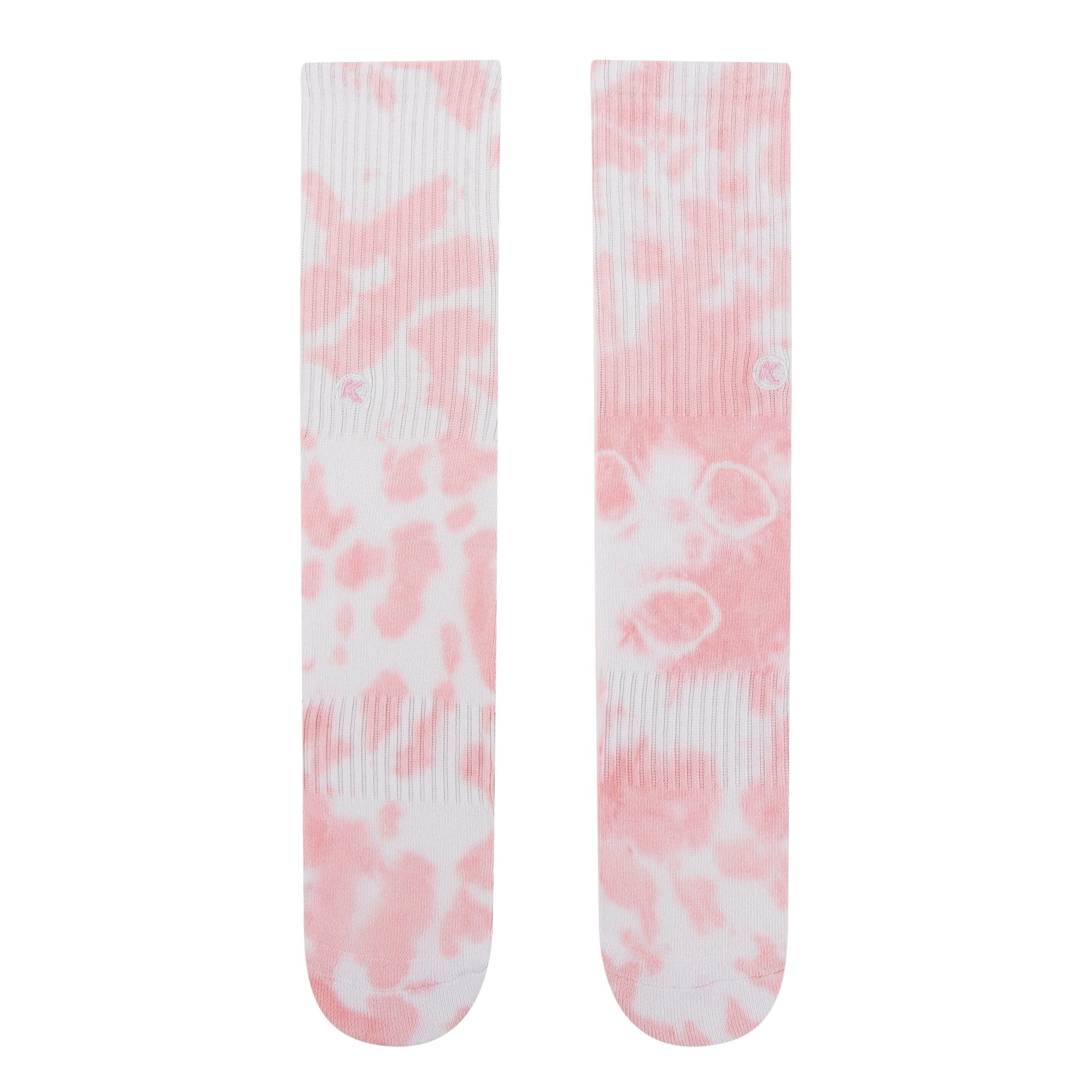 Pink Tie Dye Crew Sock - Kecks