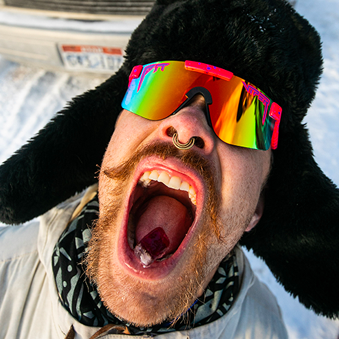 Narrow / Polarized Rainbow | Man wearing The Radical Original from Pit Viper Sunglasses