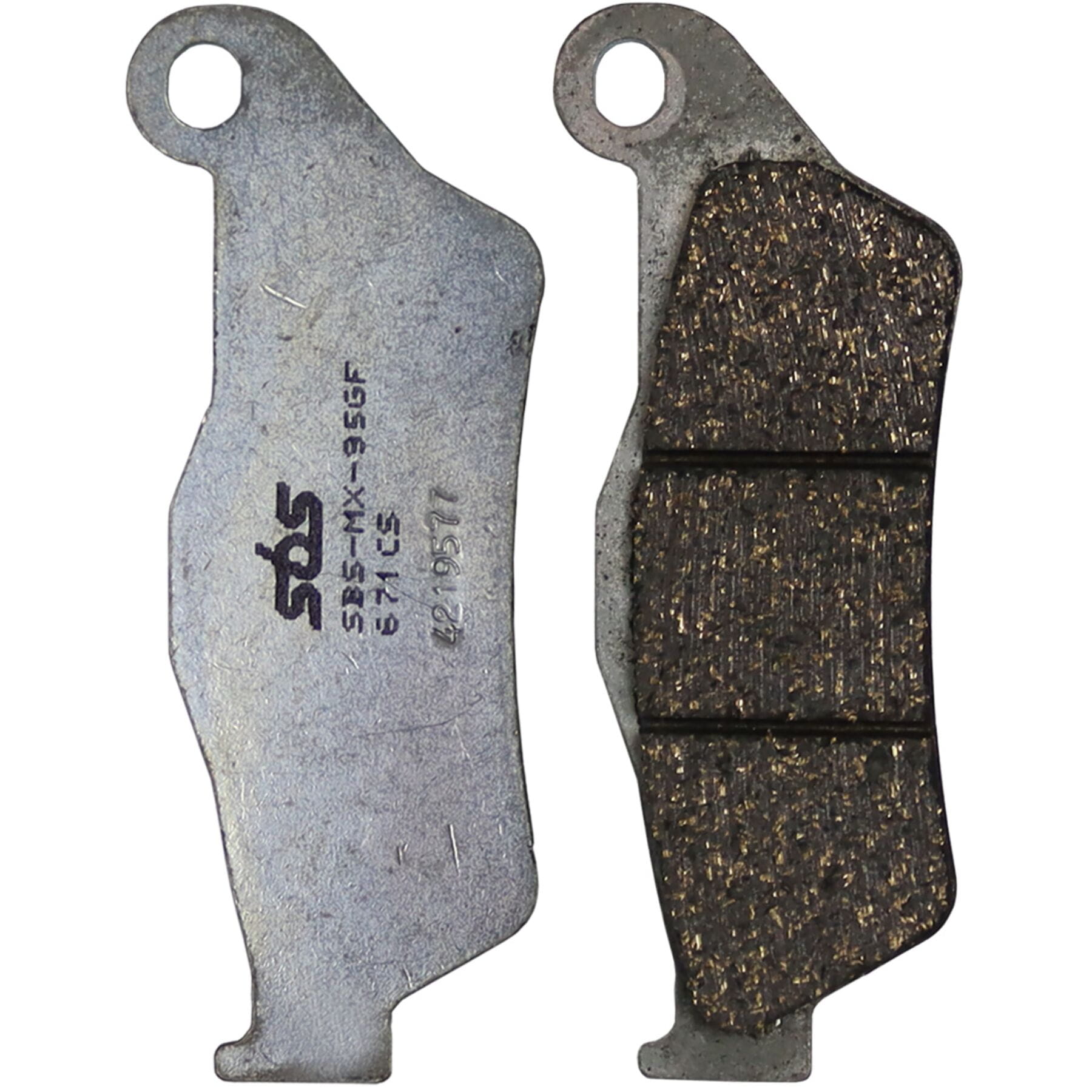 726CS Off-road brake pad kit Carbon Silver featuring high-performance carbon material designed for durability and optimal braking in rugged terrains.