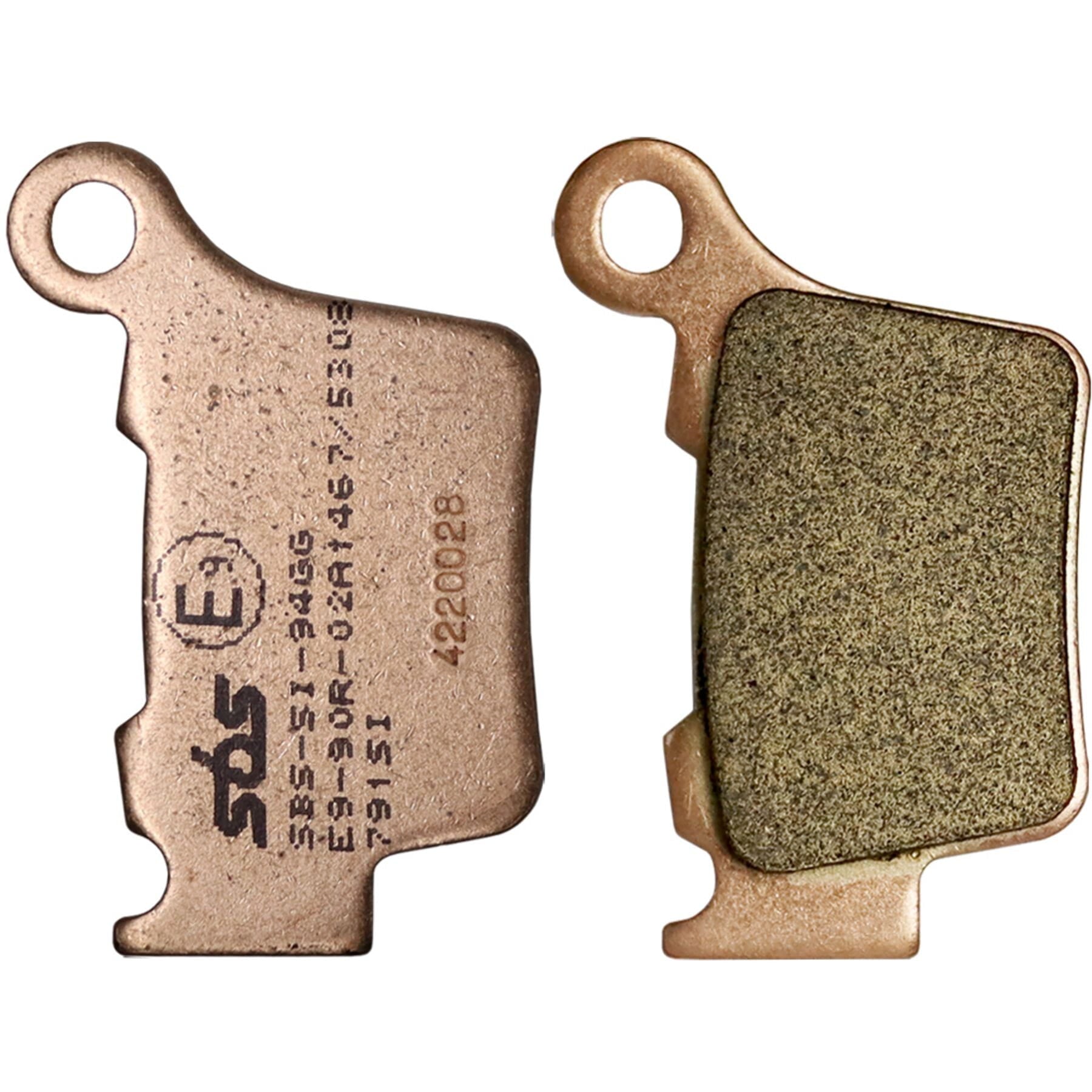 649SI Off-road sintered brake pads on a white background