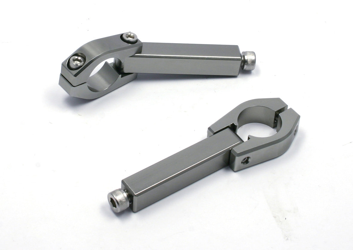 Armor hand guard replacement clamps for 22.2 40mm long extension, featuring durable materials and designed for a secure fit on various handguard models.