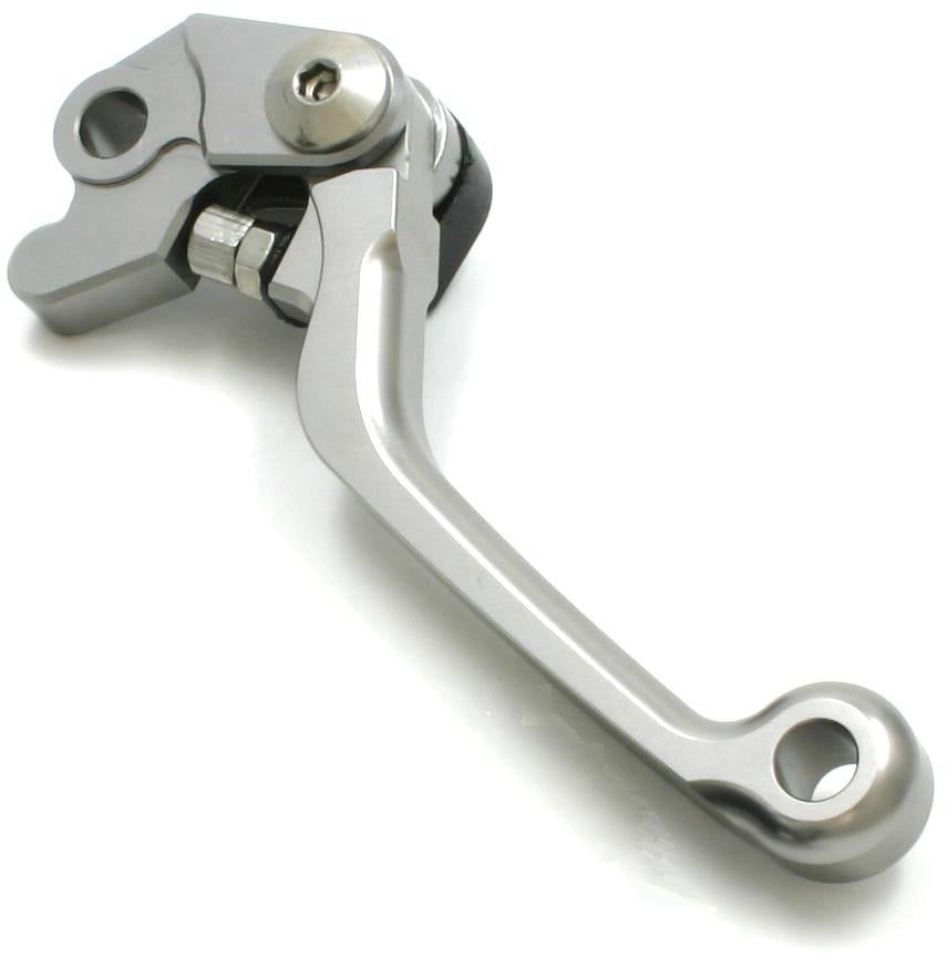 Pivot brake lever 3-finger CRF250 / 450 07-22 (M-type) in black, designed for improved grip and control on off-road motorcycles.