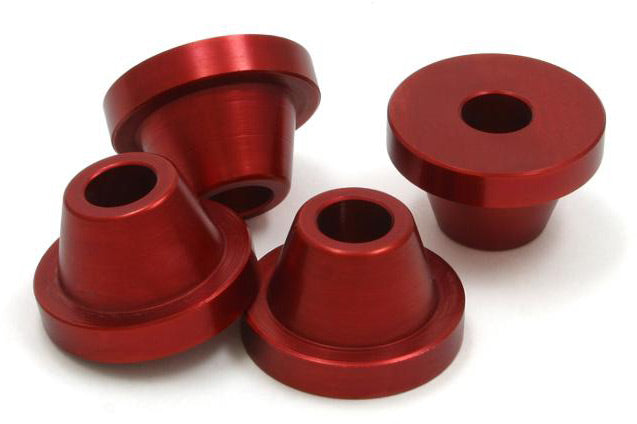 Rubber killer red set of 4 pieces for Kawasaki 250F (2004-2014), 450F (2006-2011), and KX (2002 and newer) motocross bikes.