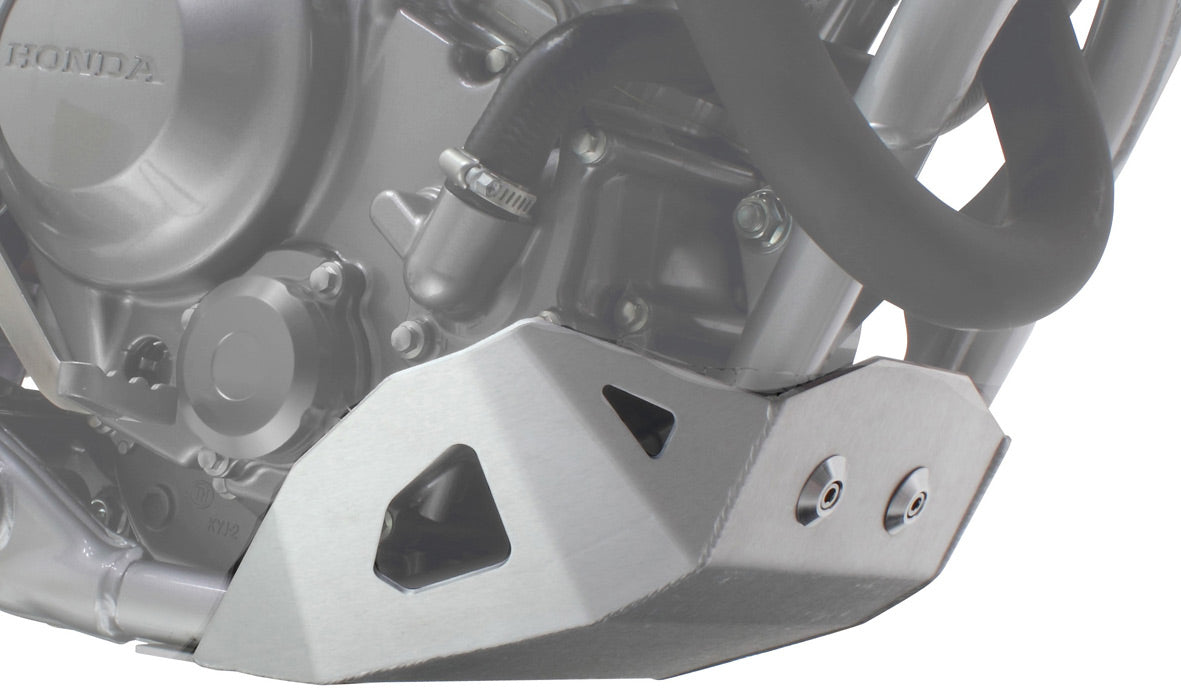 Enduro skid plate for CRF250L motorcycles from 2012 to 2020, designed for maximum protection and durability.