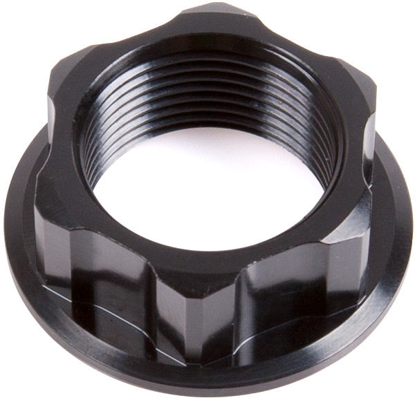 Steering stem nut for Honda Monkey and CRF250L motorcycles, showcasing durable metal construction and precise fit.