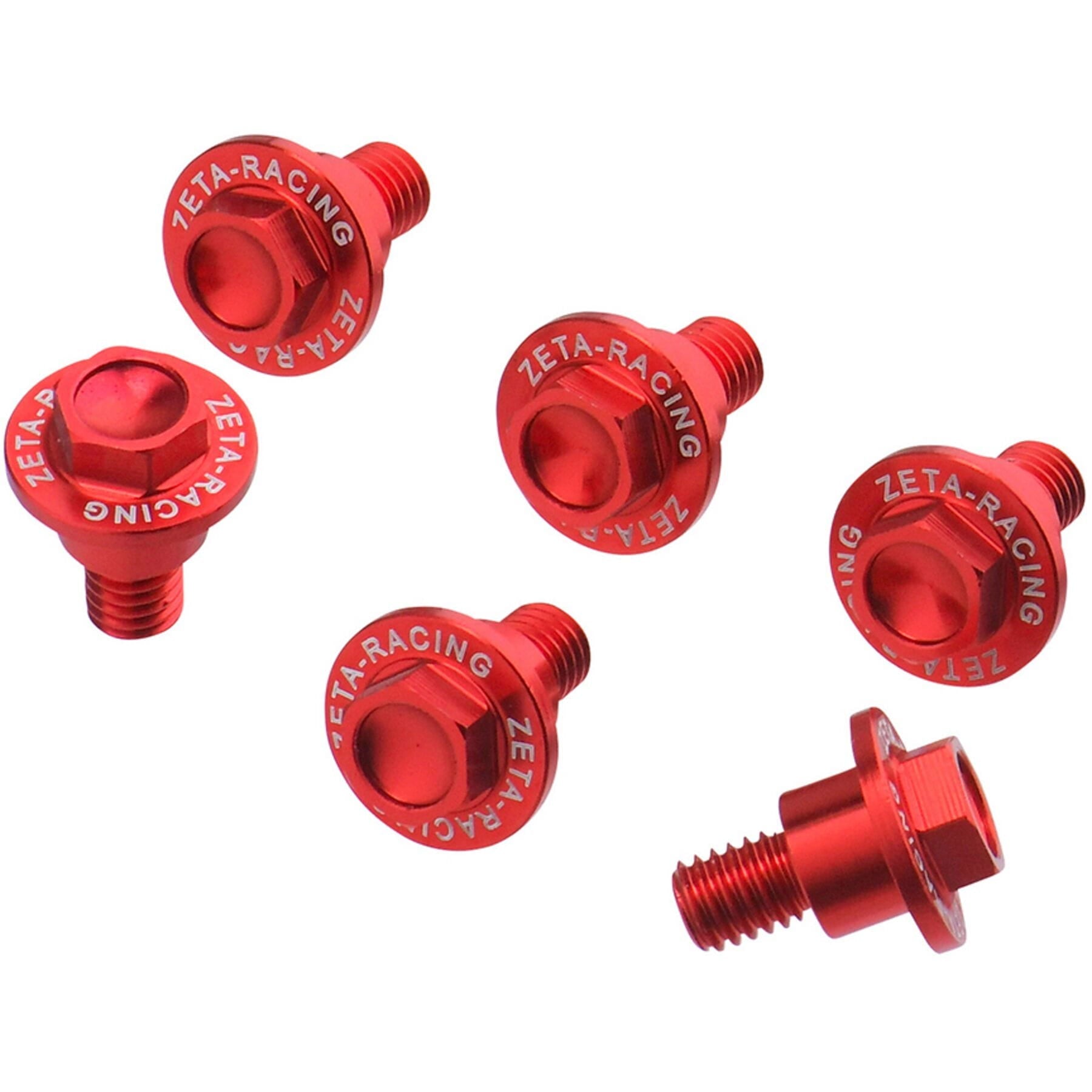 Fork Guard Bolt Set 6pcs.GASGAS MC/EX/EC'21- Red