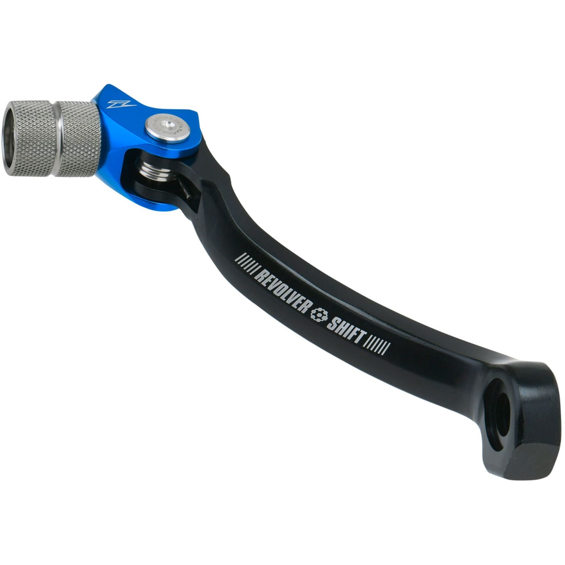 Revolver adjustable shift lever in blue for Husky FC/FE 450 (2017-2022) and TC125 (2016) motorcycles.