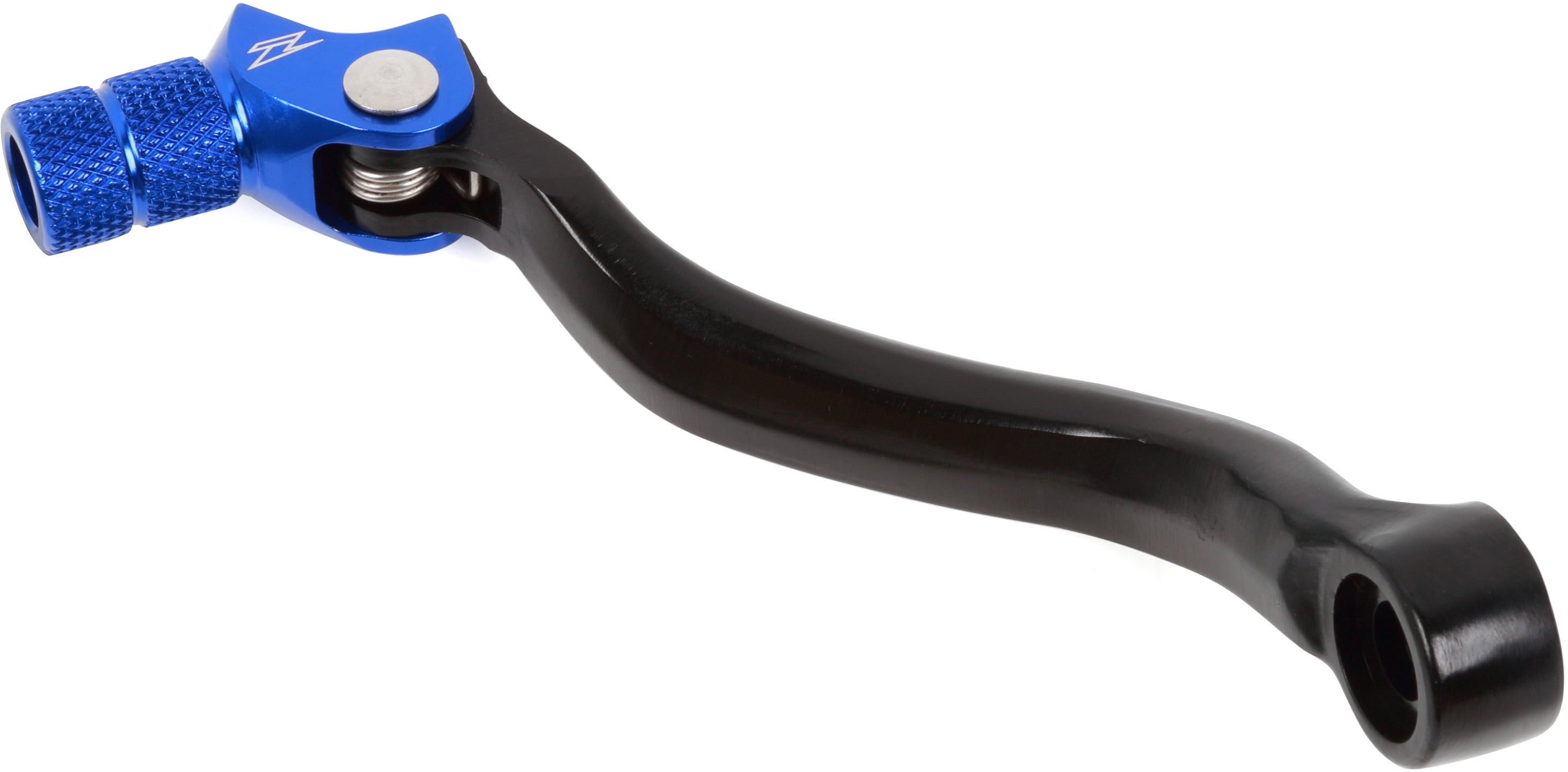 Forged Shift Lever for Husqvarna FE 2014-2016, in vibrant blue color, showcasing durable construction and ergonomic design.