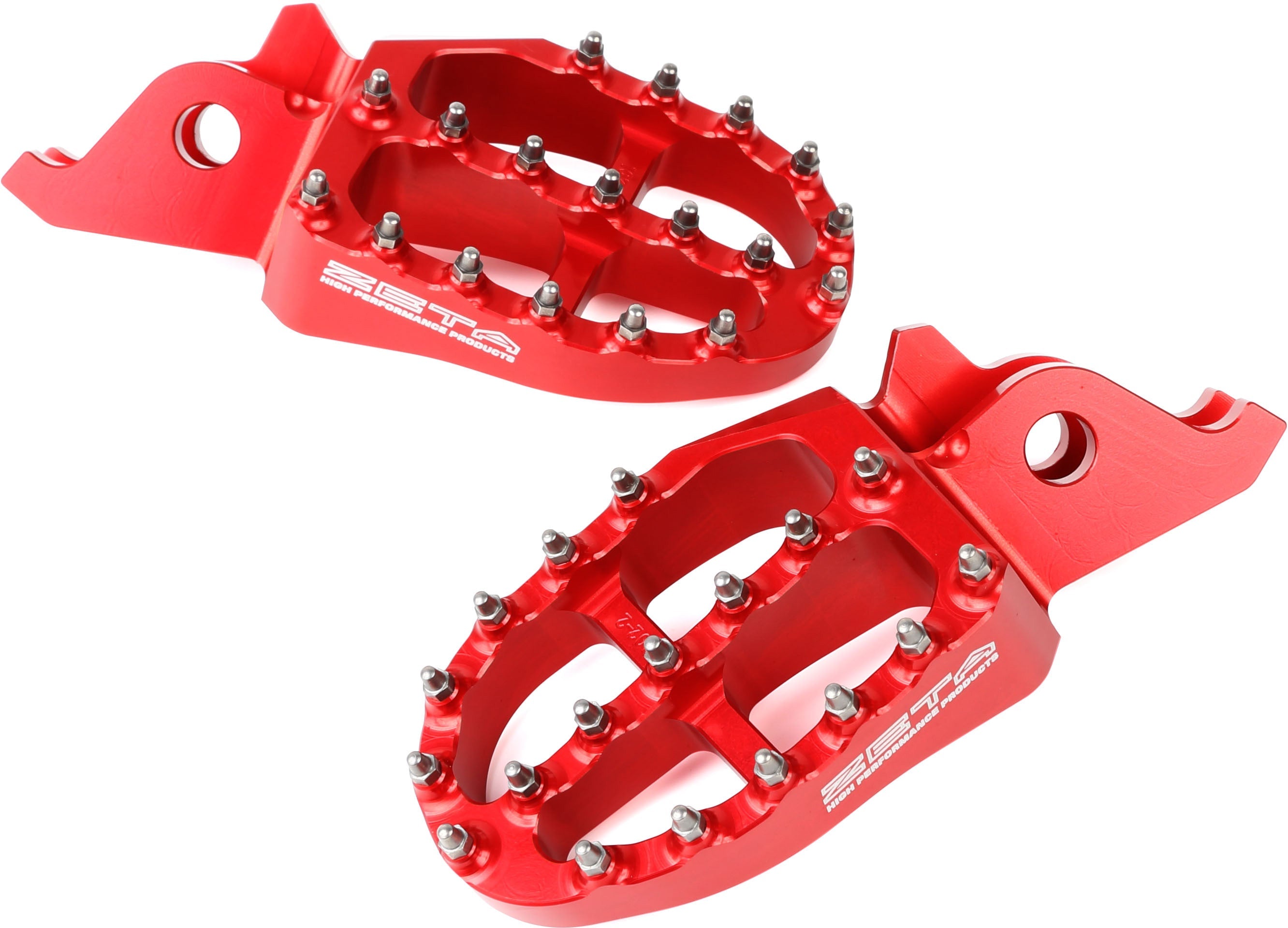 Aluminum FootPegs for CRF/CR all CRF250L/M motorcycles, featuring a durable design and improved grip.