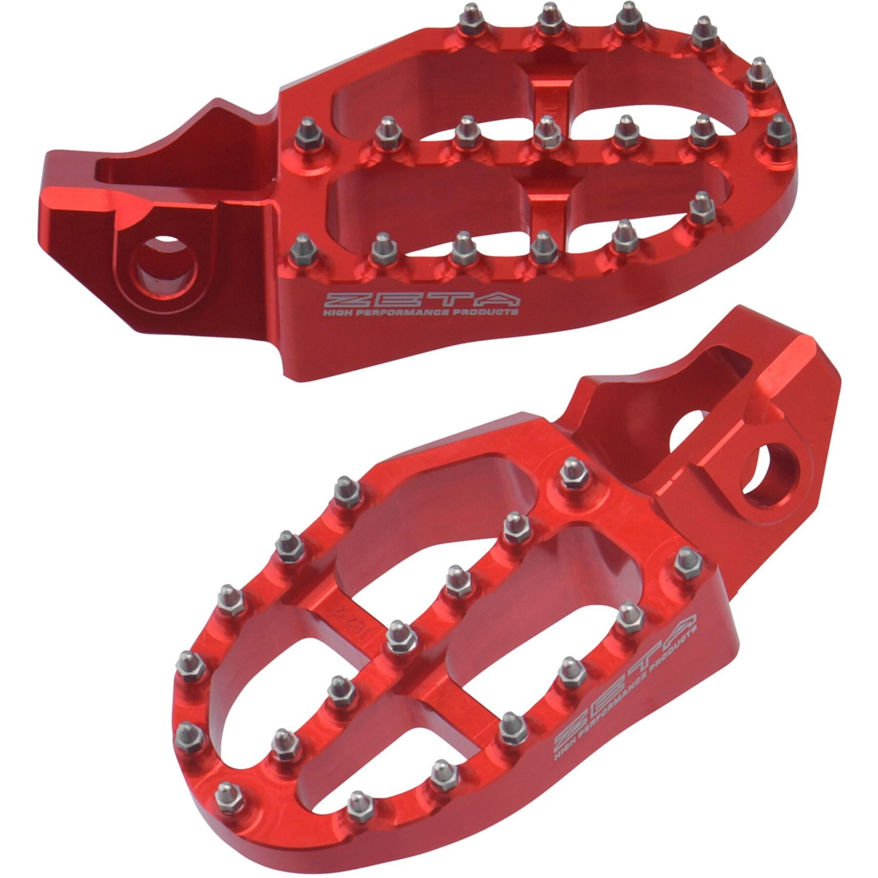 Aluminum FootPegs in Red for GASGAS MC/EC motorcycles