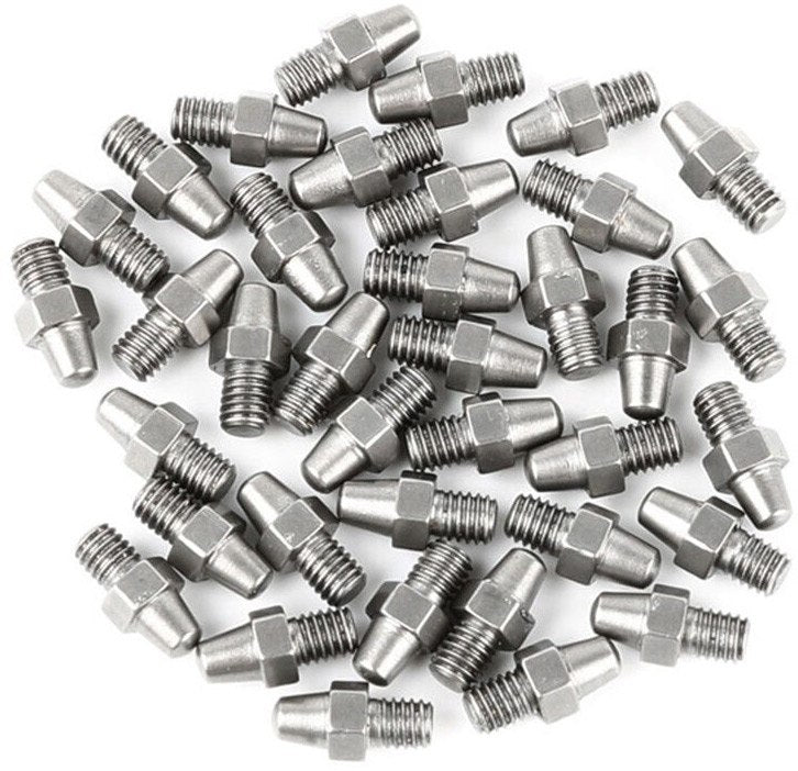 Aluminum Foot Pegs Replacement Pin Set containing 37 pieces, showcased against a neutral background.