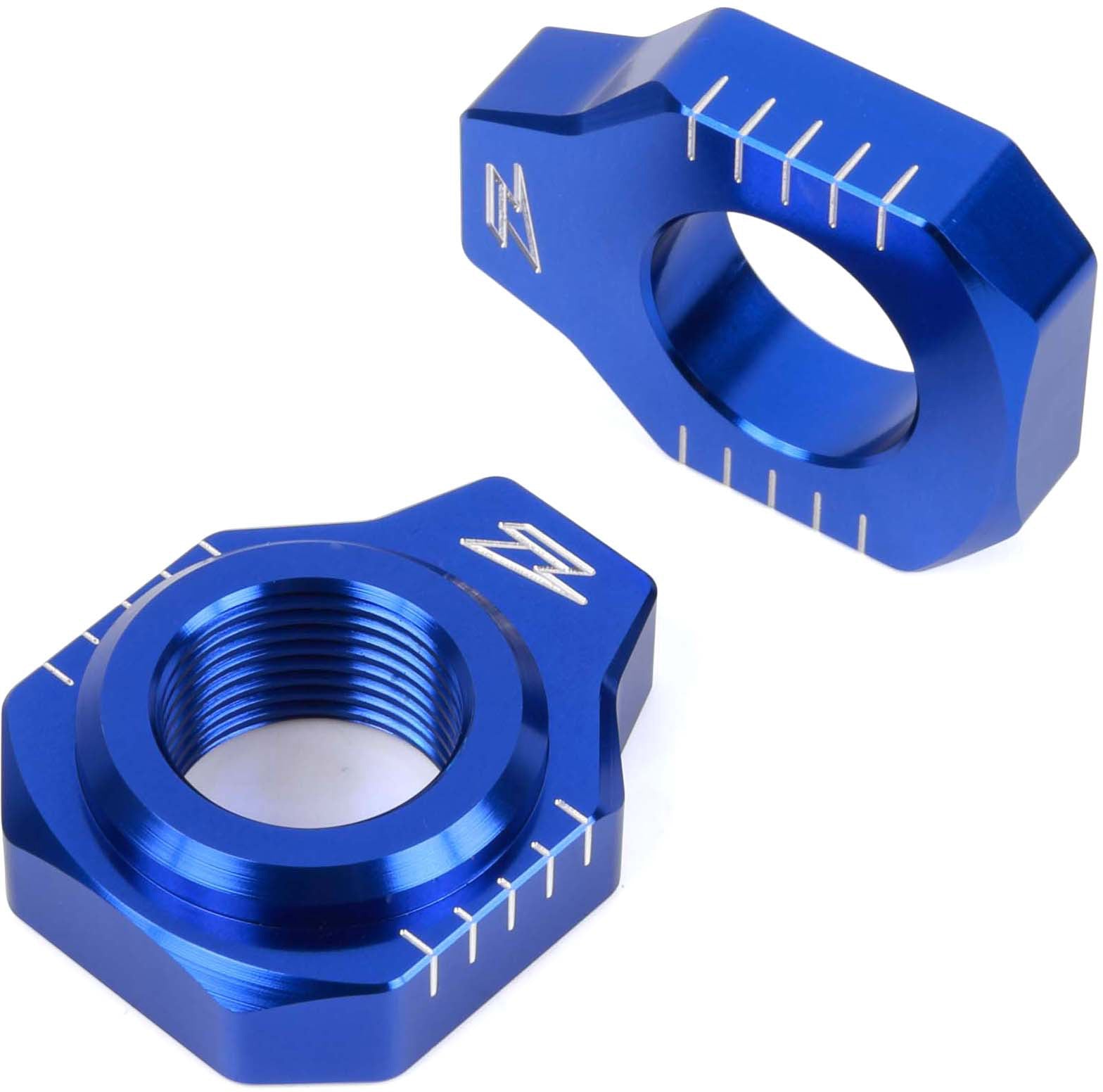 Axle blocks TC85 15-22 in blue color.