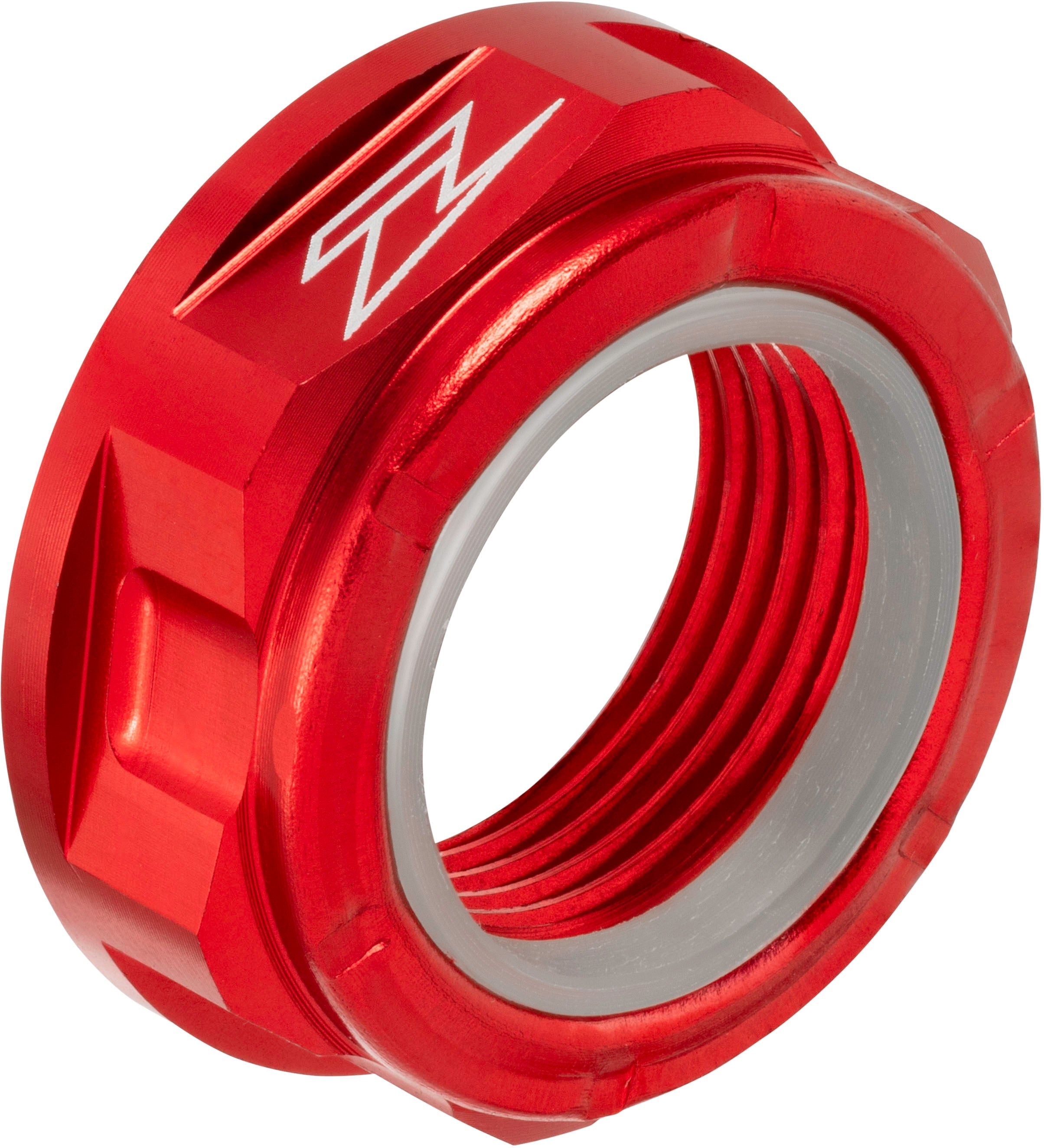 Rear axle nut M22 P1.5-32 H12L in red color for Honda, Kawasaki, and Suzuki motorcycles.