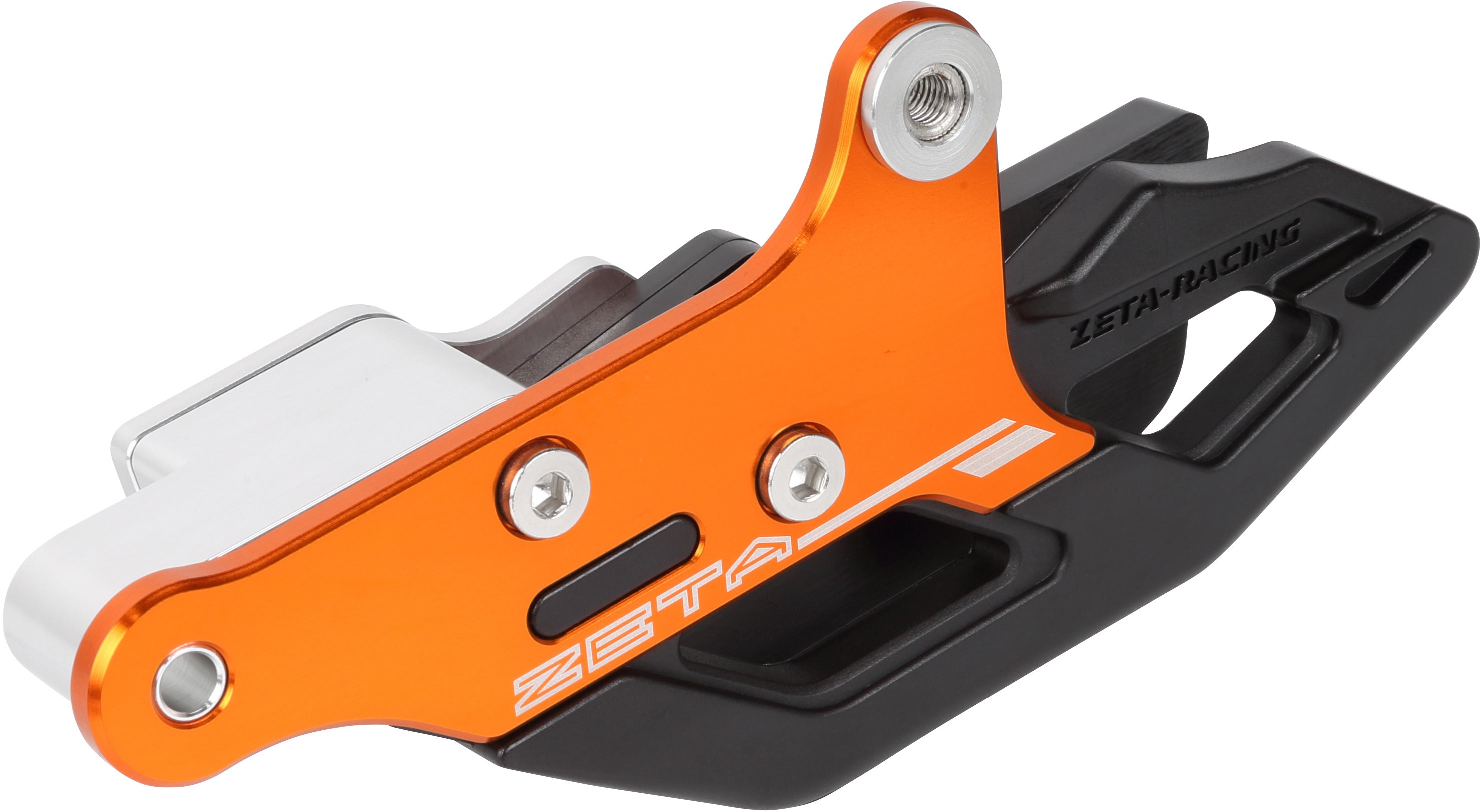 Chain Guide for KTM SX/SXF/XC/XCF/EXC/EXCF 2014 in vibrant orange color.