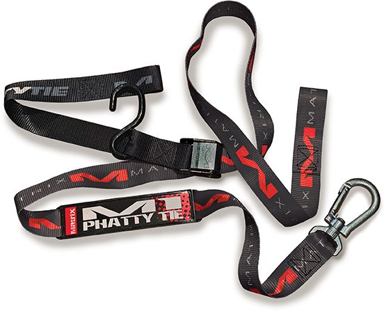 M1.5 Phatty Tie Down Set featuring durable straps and secure buckles for reliable cargo protection.