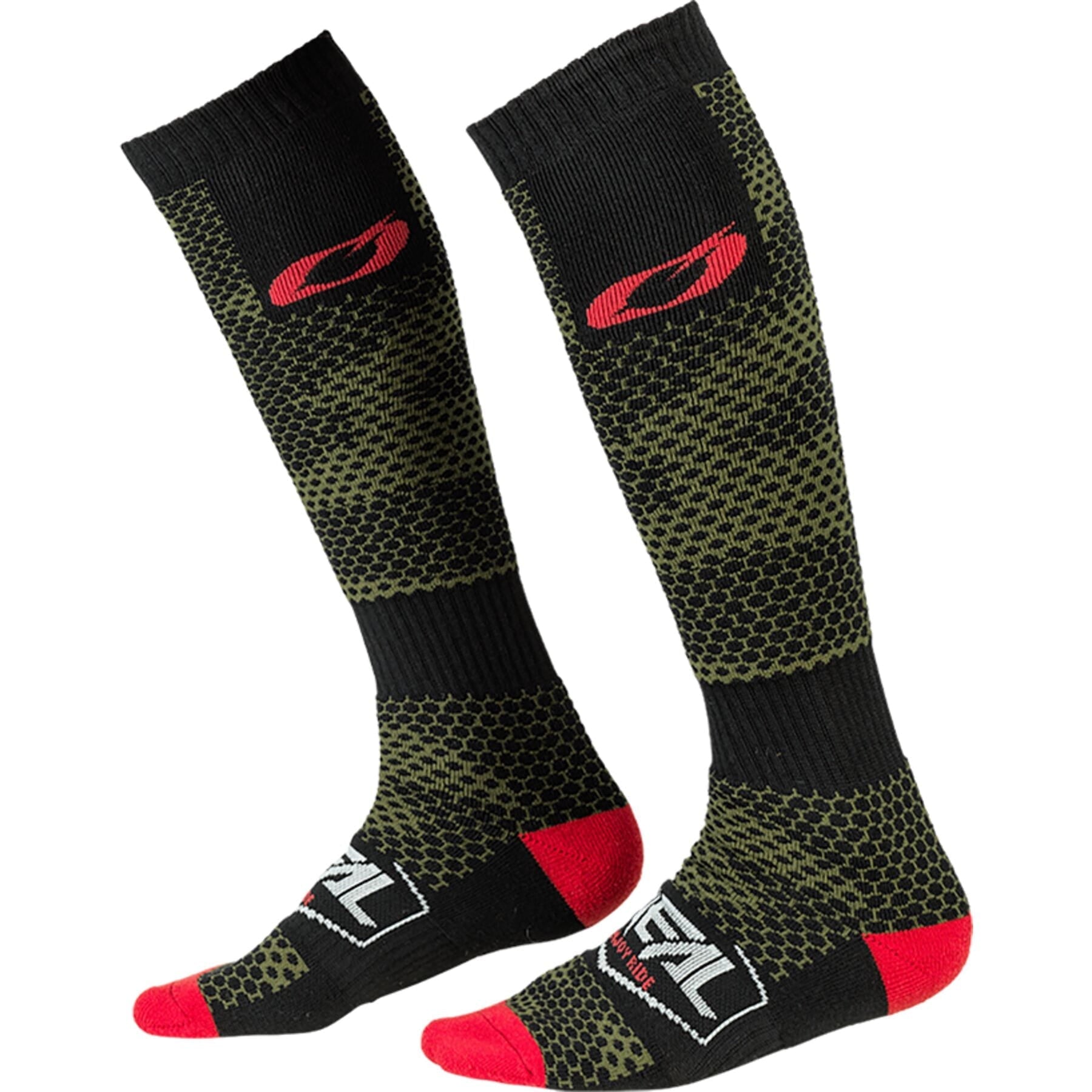 PRO MX Sock COVERT black/green (One Size)