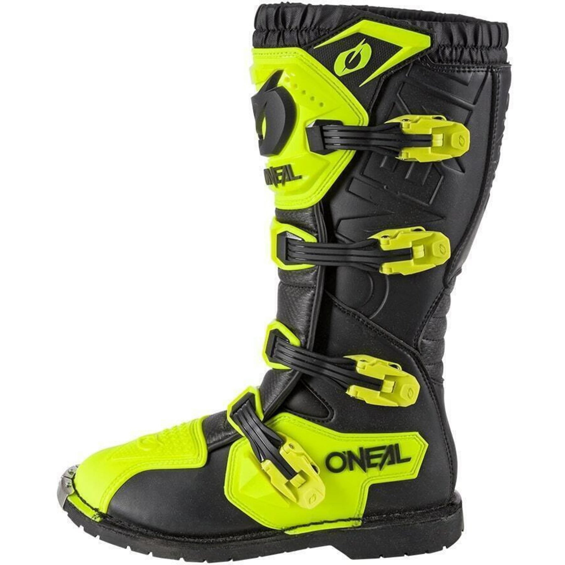 Rider Pro Boot in Neon Yellow, designed for high-performance riding with a sleek and stylish look.