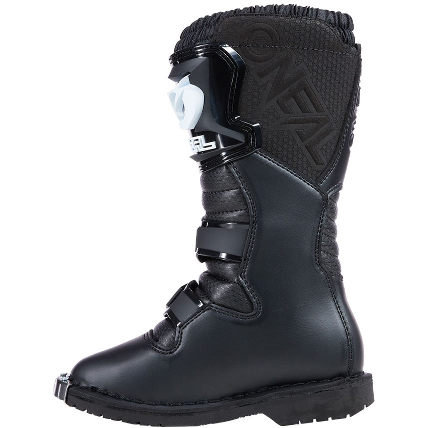 Rider Pro Youth Boot in black, designed for comfort and performance in sports activities for young athletes.