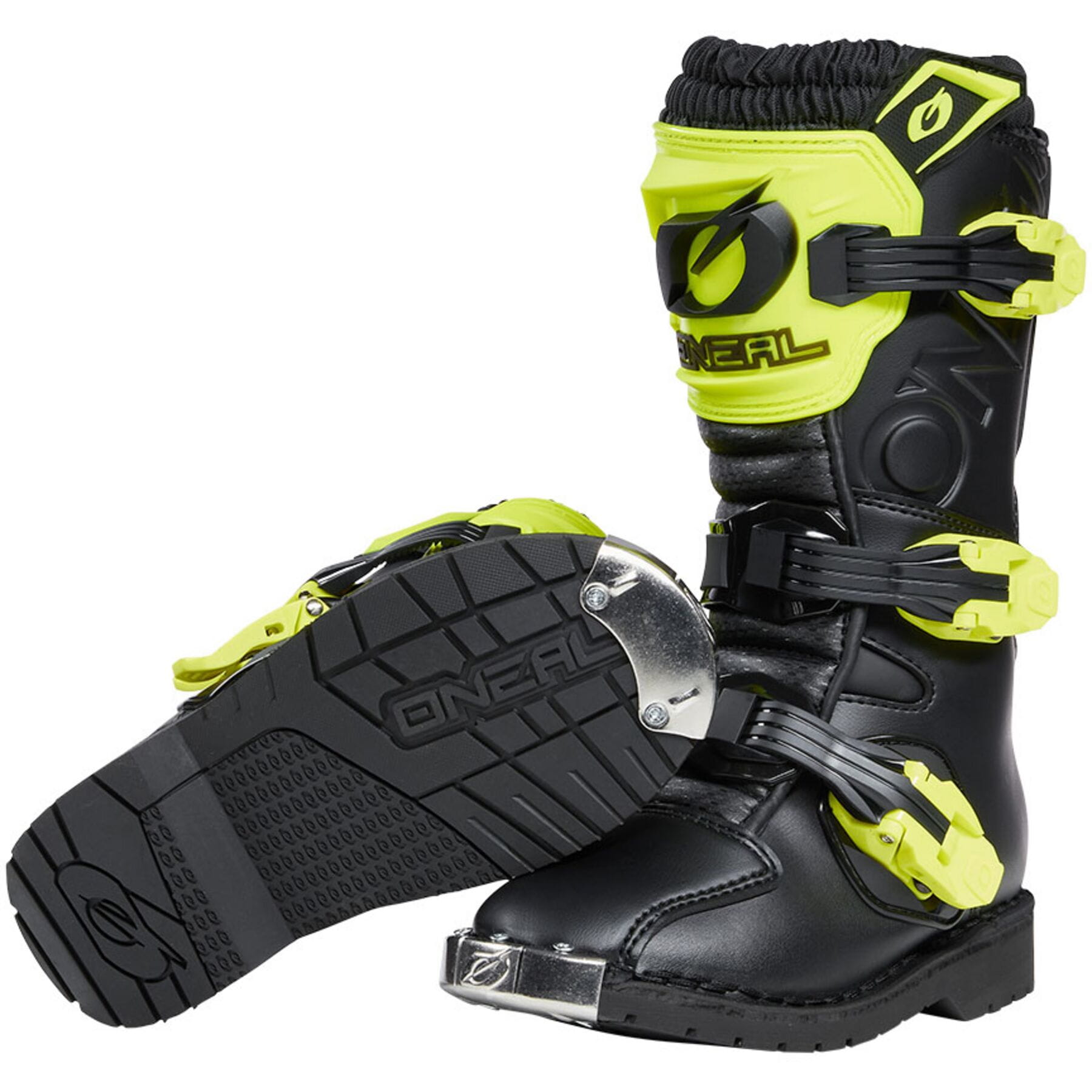 Rider Pro Youth Boot Neon Yellow