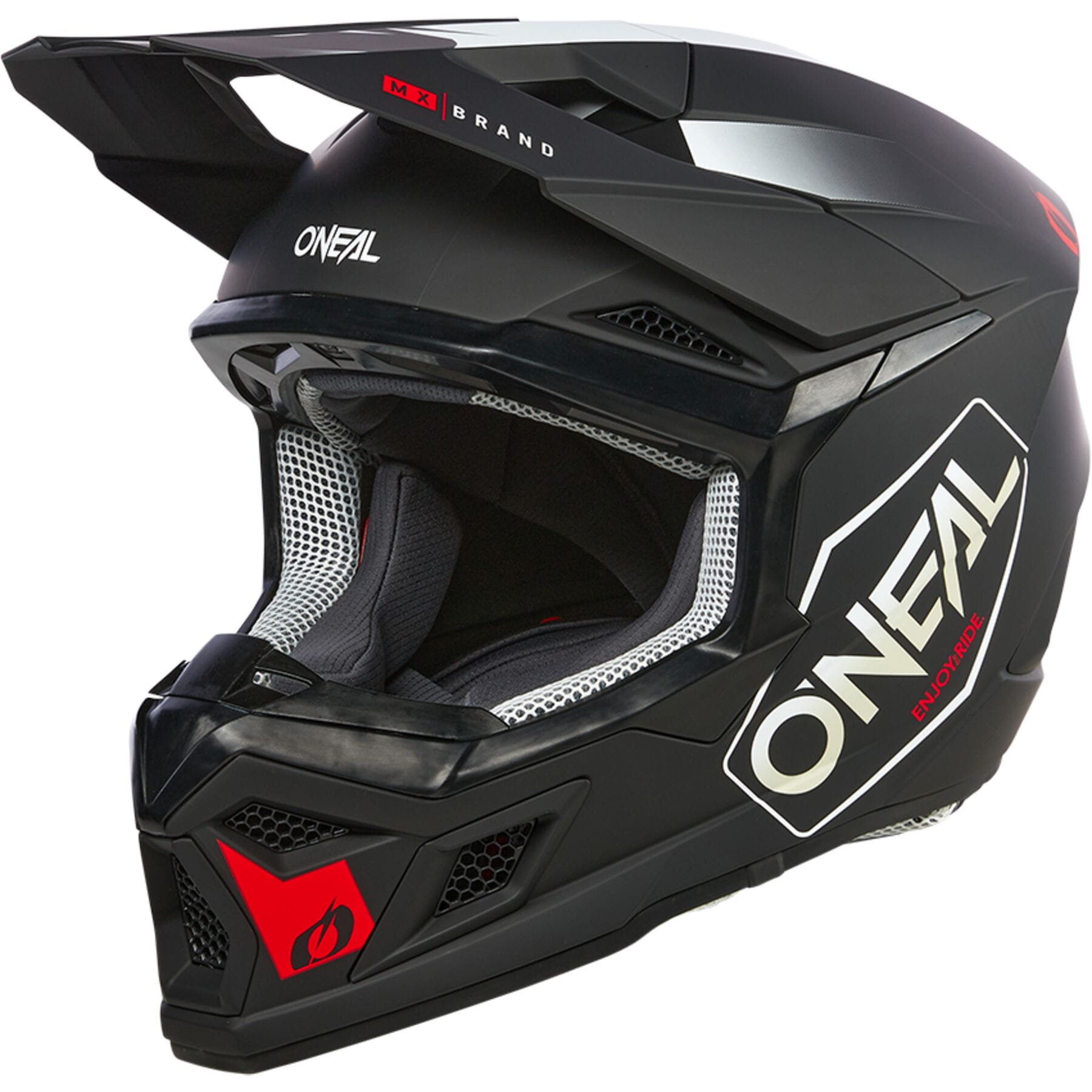 3SRS Helmet HEXX V.24 Black / White / Red