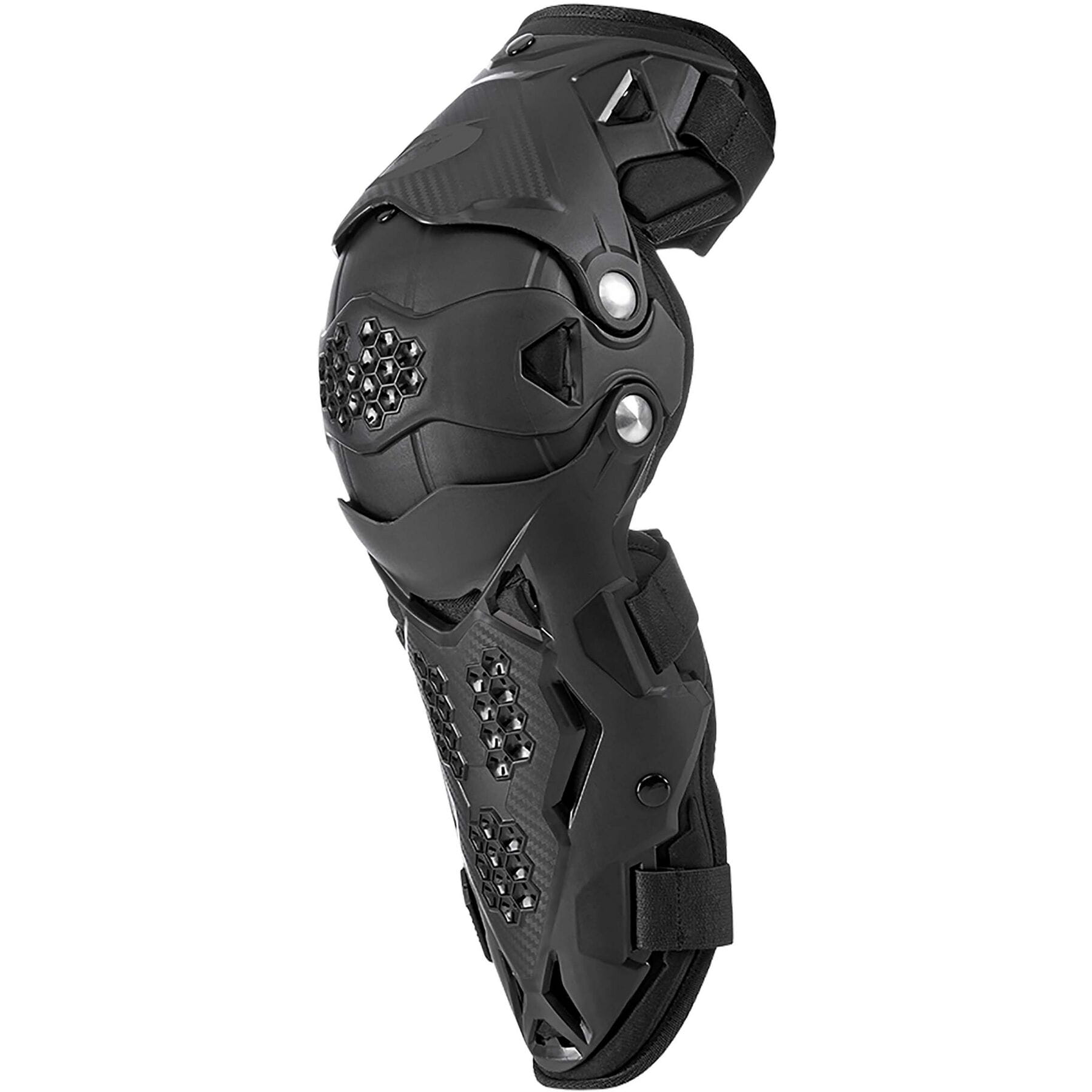 PRO IV Knee Guard in black color, designed for optimal support and protection during physical activities.